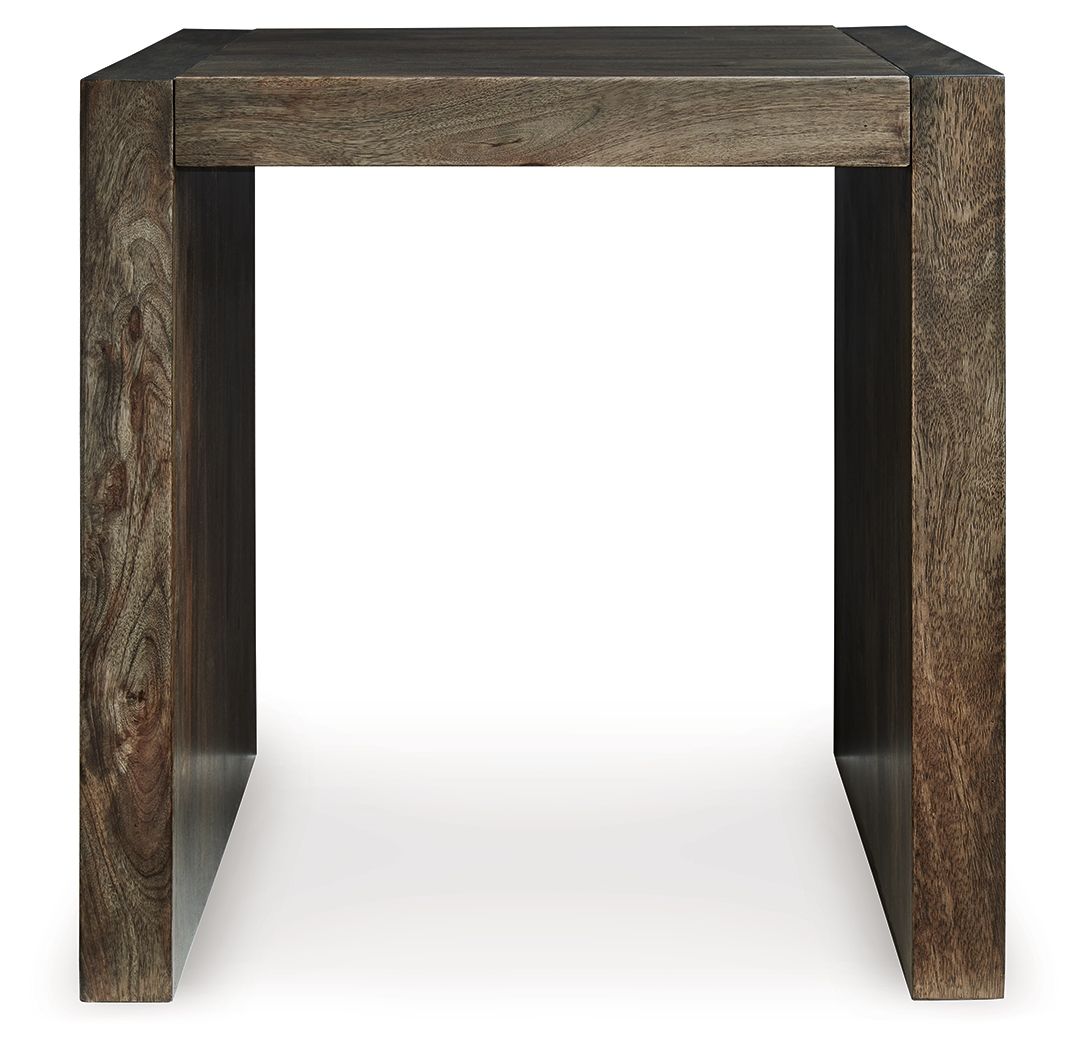 Dreggan - Table d'appoint carrée - Marron