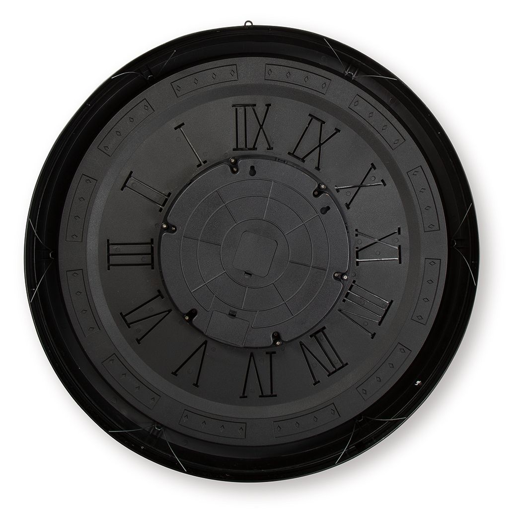 Dairton - Horloge Murale - Finition Noir / Or