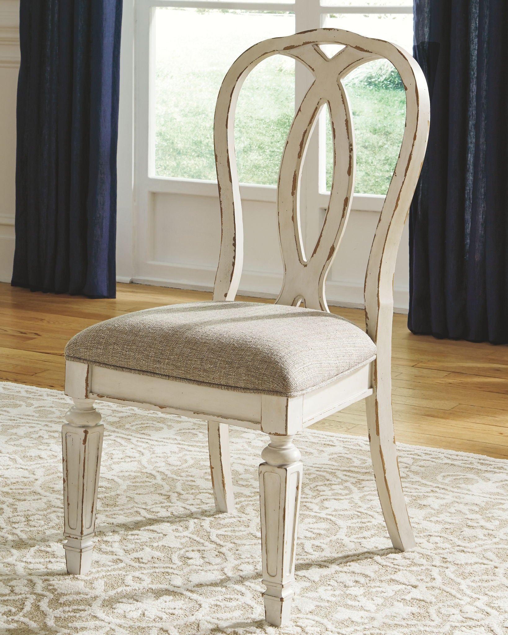 Realyn - Ensemble table et chaises de salle à manger rectangulaire