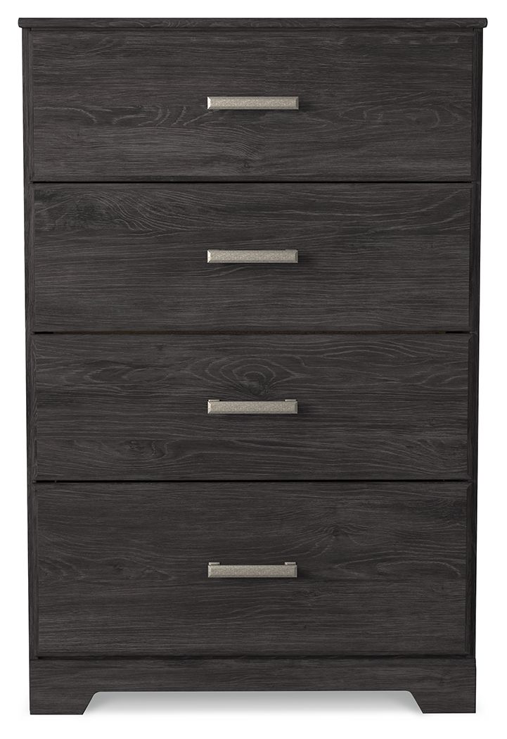 Belachime - Commode à quatre tiroirs - Anthracite
