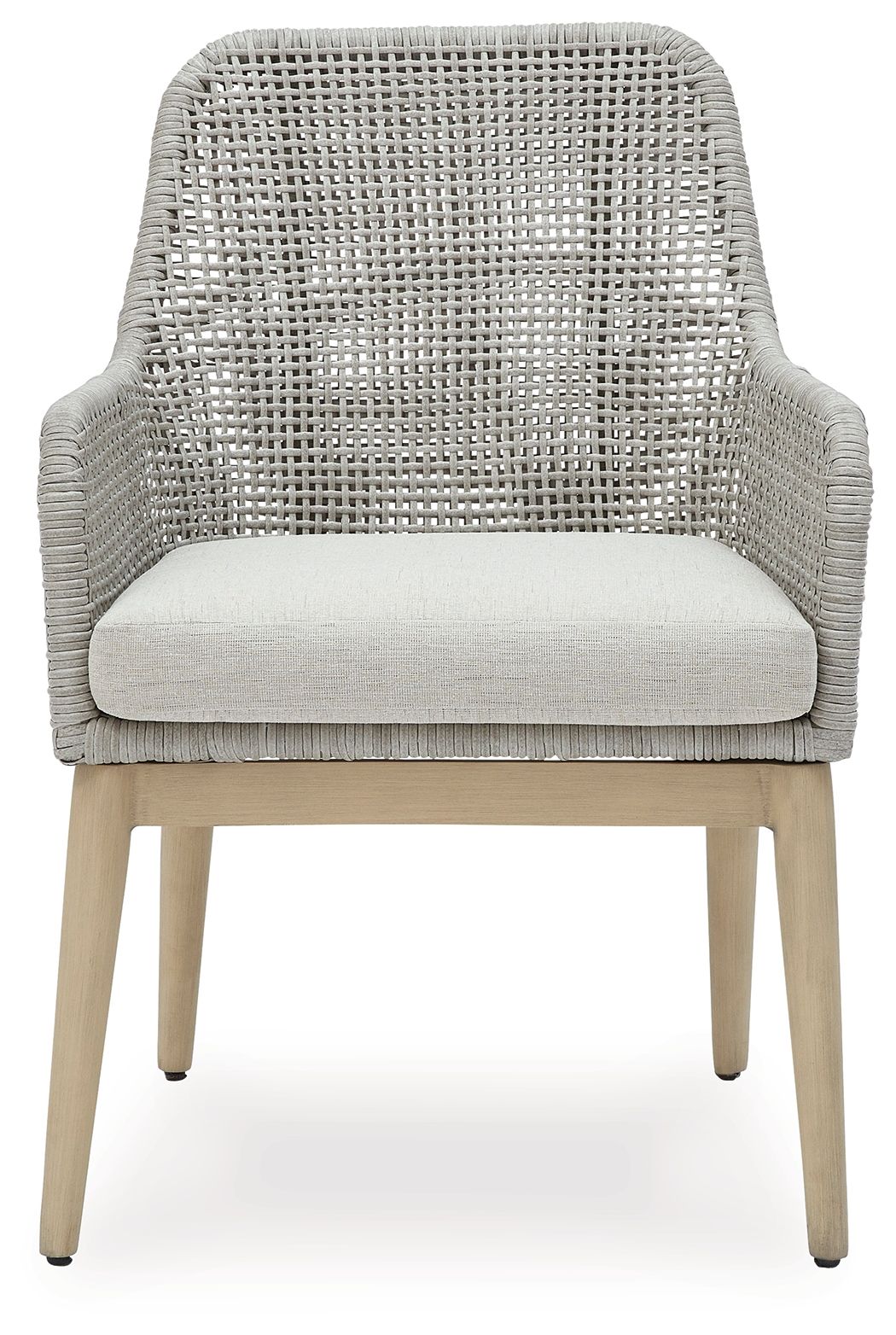 Seton Creek - Fauteuil avec coussin (Lot de 2) - Gris