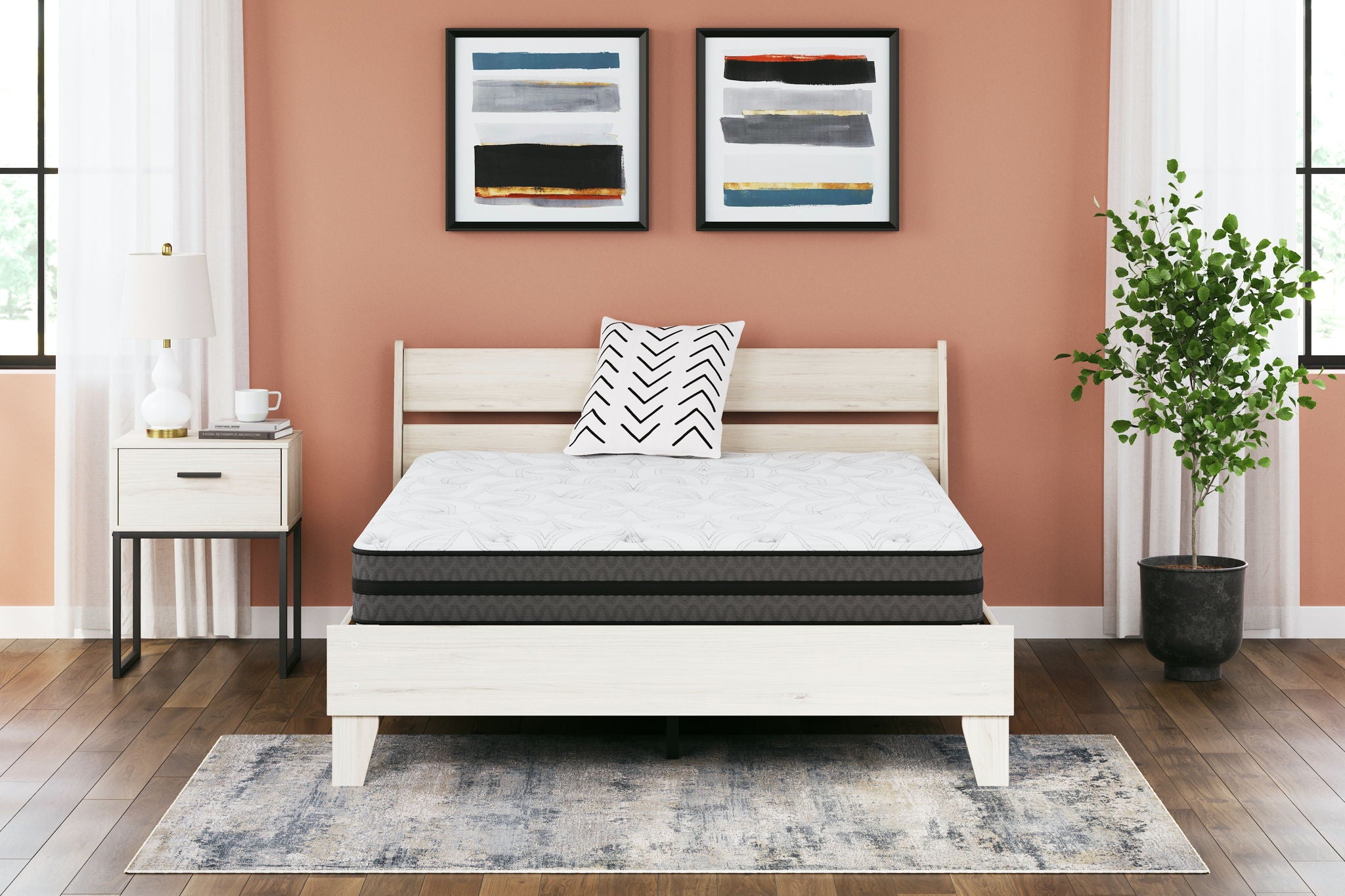 Matelas hybride à ressorts ensachés de 10 pouces