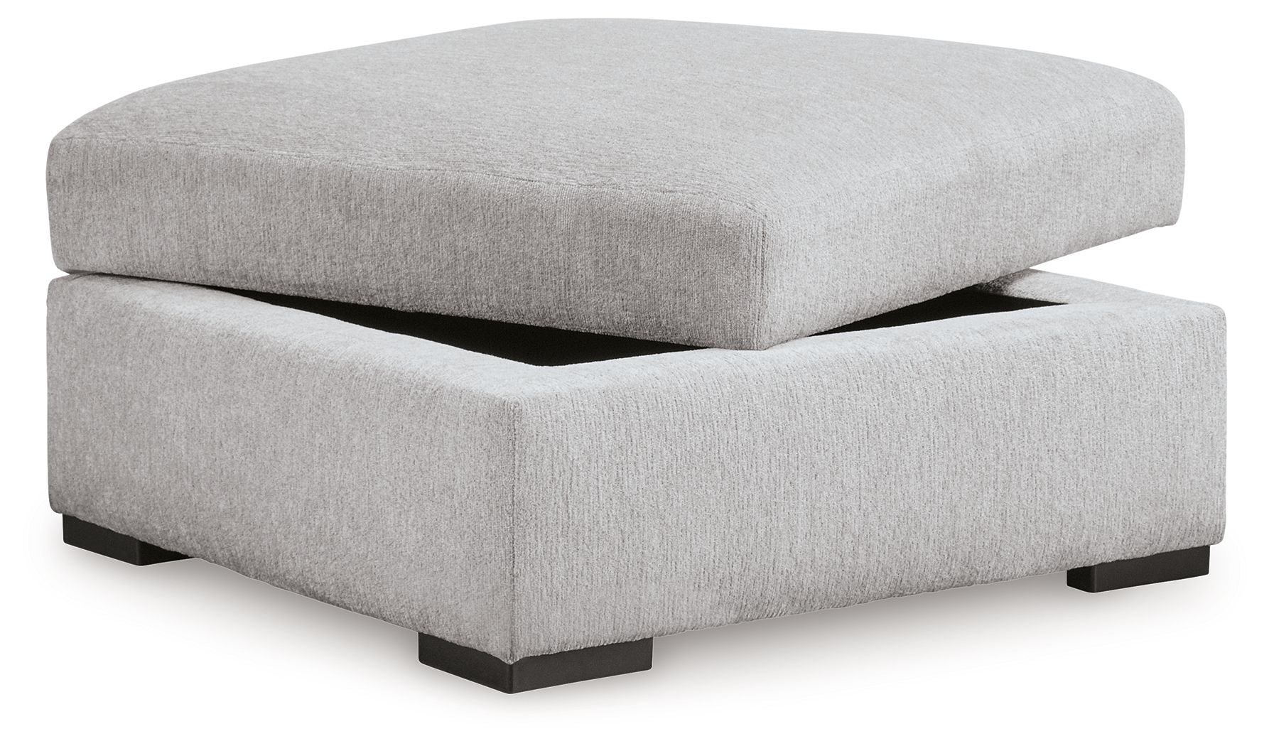 Gabyleigh - Ottoman avec rangement - Nickel