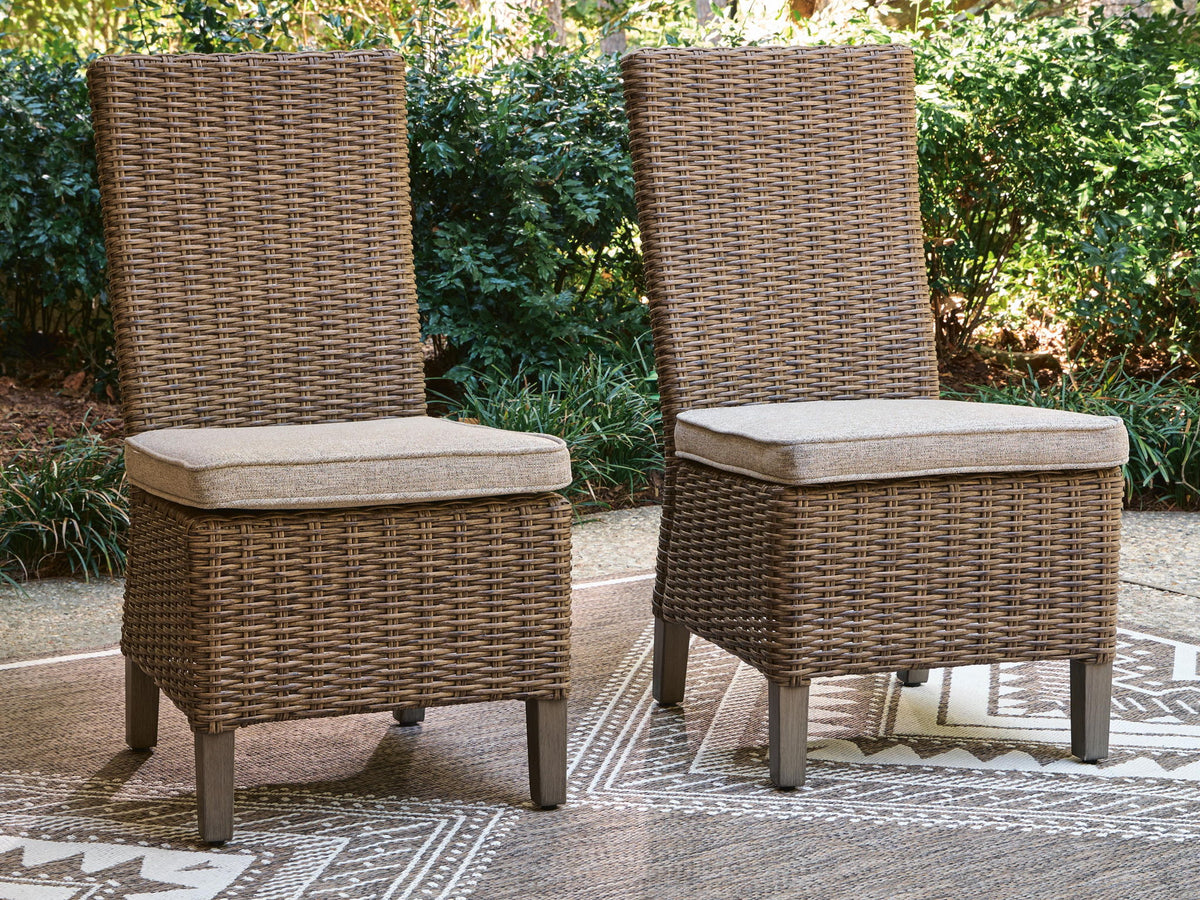 Laguna Heights - Chaise d'appoint avec coussin (lot de 2) - Beige