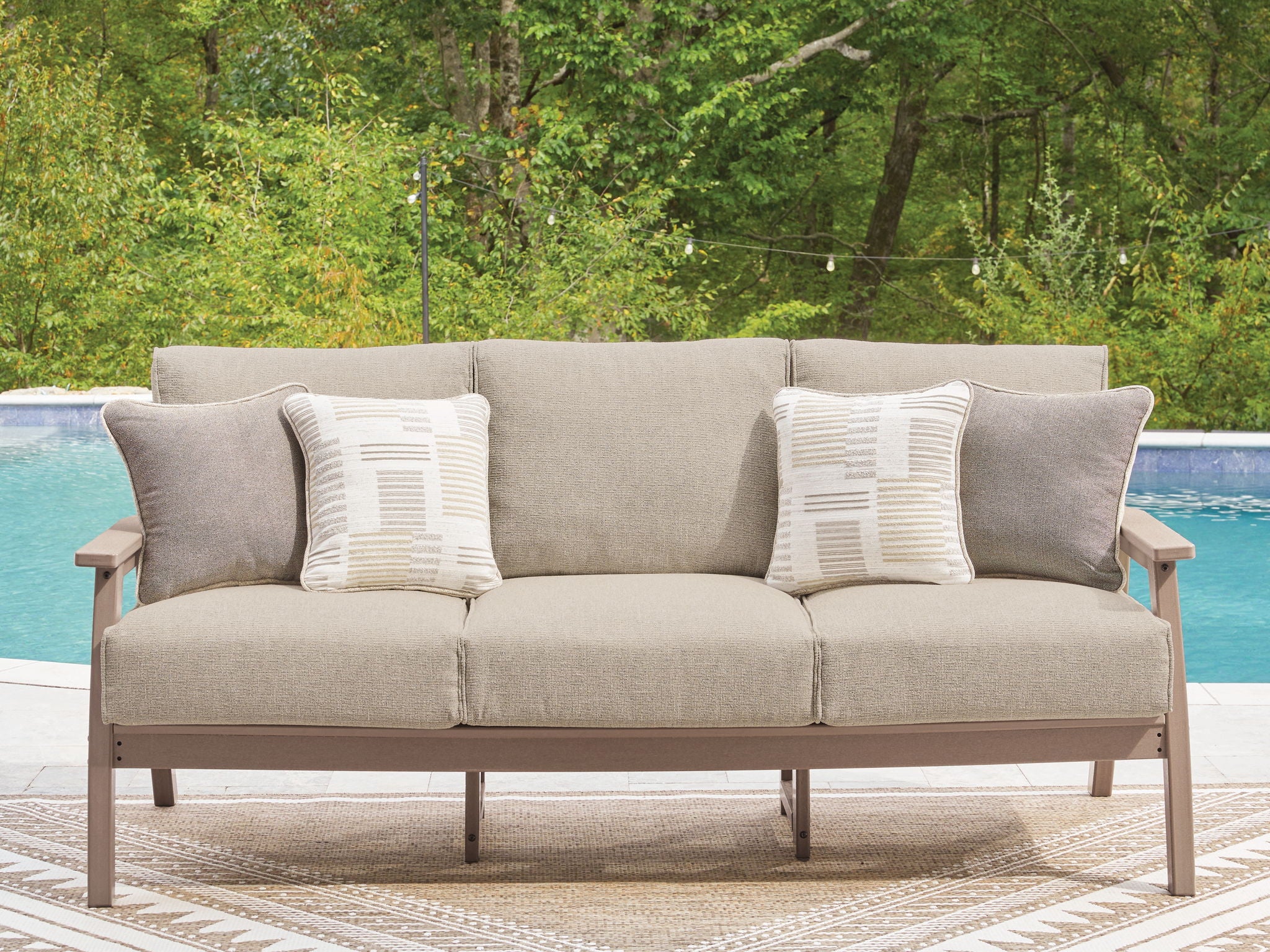 Grover Beach - Canapé avec coussin - Bois flotté