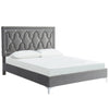 Dolce 60" Queen Platform Bed Grey