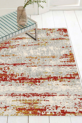 LAPAZ 8749A BEIGE/RED AREA RUG