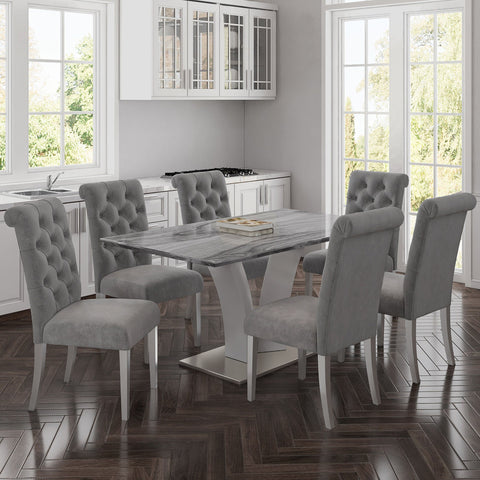 Napoli Rectangular Dining Table Grey