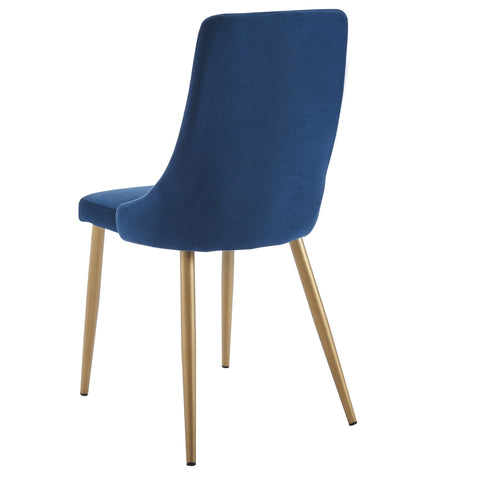 Carmilla Side Chair, Set Of 2 Blue