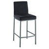 Diego 26'' Counter Stool, Set Of 2 Black/Grey Leg