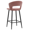 Camille 26'' Counter Stool, Set Of 2 Dusty Rose