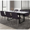 Gavin/Cassidy 7Pc Dining Set Black Table/Black Chair