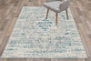 LAPAZ 8755A BEIGE/BLUE AREA RUG