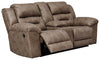 Stoneland Reclining Loveseat with Console