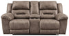 Stoneland Reclining Loveseat with Console