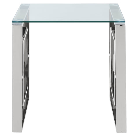 Eros Accent Table Silver