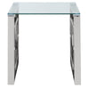 Eros Accent Table Silver