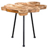 Pari Accent Table Natural/Black Leg