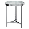 Strata Accent Table Chrome