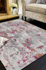 LAPAZ 0914A GREY/RED AREA RUG