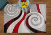 BRISTOL 5065 GREY RED AREA RUG