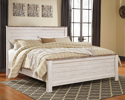 Willowton King Panel Bed