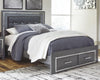 Lodanna Queen Panel Bed with 2 Storage Drawers