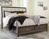 Brueban Queen Panel Bed with 2 Storage Drawers