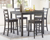 Bridson Counter Height Dining Room Table and Bar Stools (Set of 5)