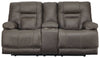 Wurstrow Power Reclining Loveseat with Console