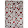 BRISTOL 5050 GREY RED AREA RUG